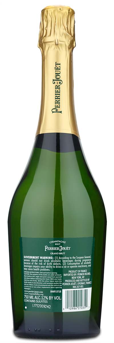 Perrier Jouet Grand Brut Champagne | Custom Label Gift Perrier Jouet Grand Brut Champagne | Custom Label Gift