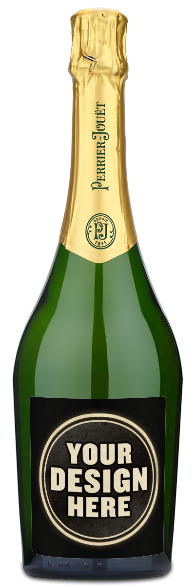 Perrier Jouet Grand Brut Champagne | Custom Label Gift Perrier Jouet Grand Brut Champagne | Custom Label Gift