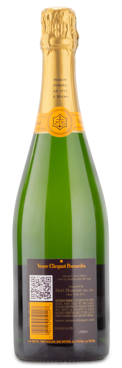 Veuve Clicquot Brut Champagne Personalized