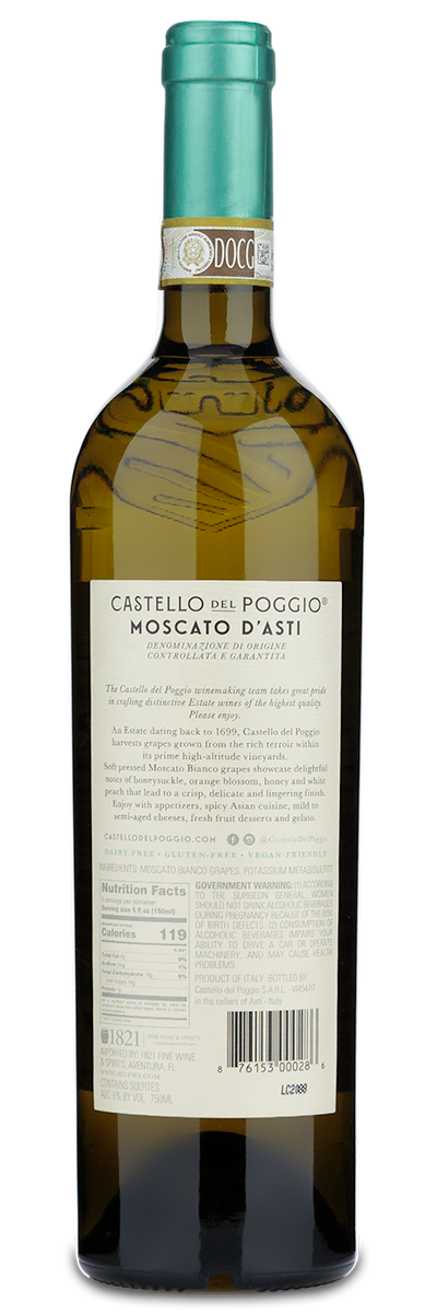 Castello Del Poggio Moscato D'Asti