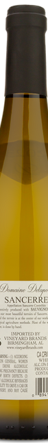 A bottle of 2023 Domaine Delaporte Silex Sancerre wine stands against a plain background.