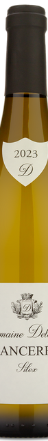 Wine bottle of Domaine Delaporte Sancerre Ileze 2023 on a white background