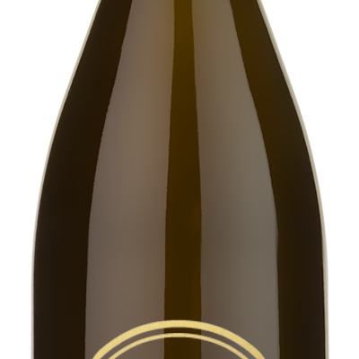 A 2019 Dubreuil Chardonnay by trocard with a gold cap and a label reading YOUR DESIGN HERE in bold gold letters.