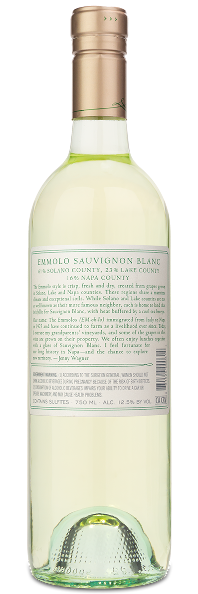 Emmolo Sauvignon Blanc by Caymus Family | Custom Label Gift Emmolo Sauvignon Blanc by Caymus Family | Custom Label Gift