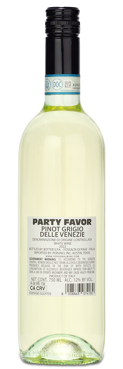 Party Favor Pinot Grigio