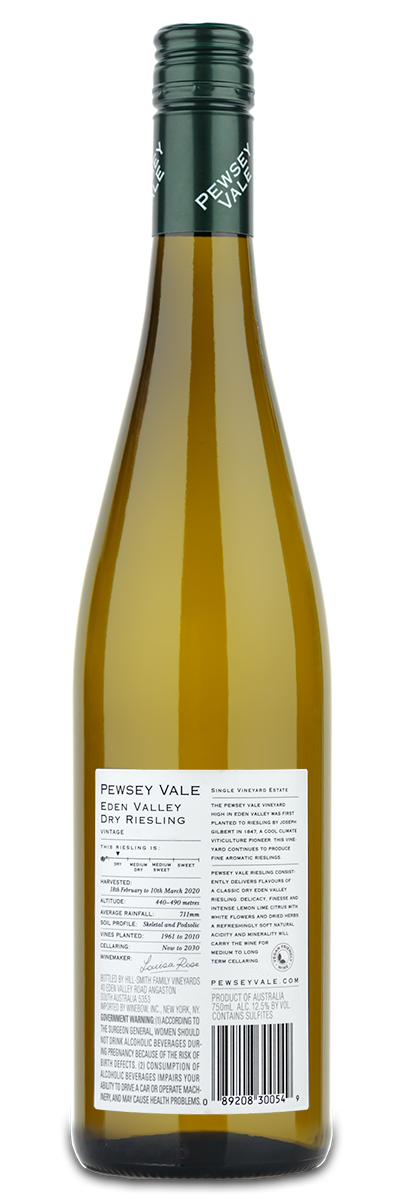 Pewsey Vale Eden Valley Dry Riesling