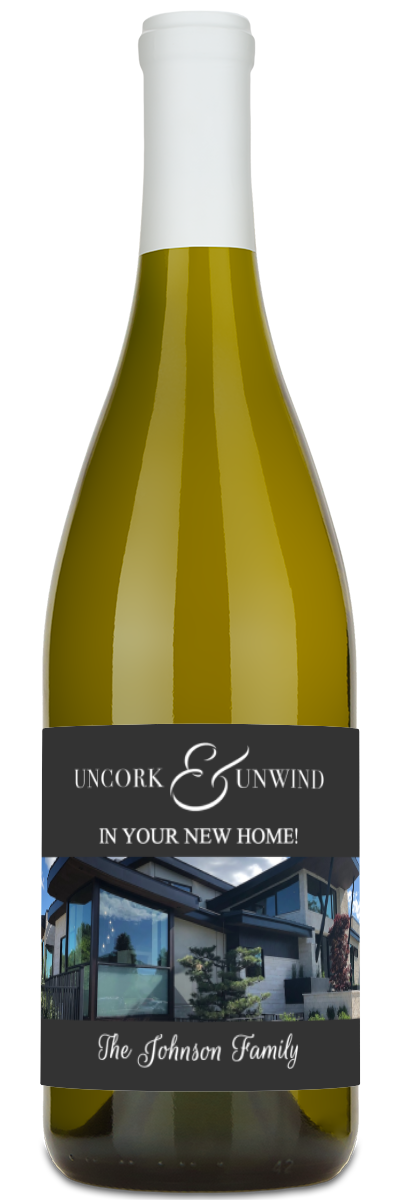Uncork & Unwind - Personalized Housewarming Wine