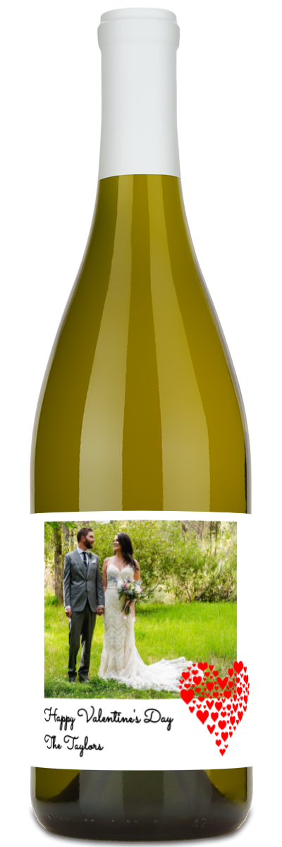 Valentine's Day Photo - Personalized Wine