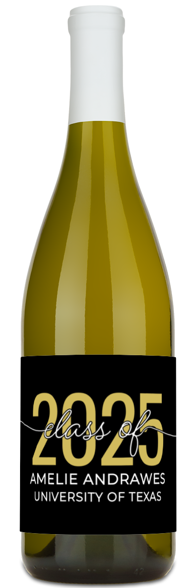 Class of 2025 - Personalized Graduation Wine