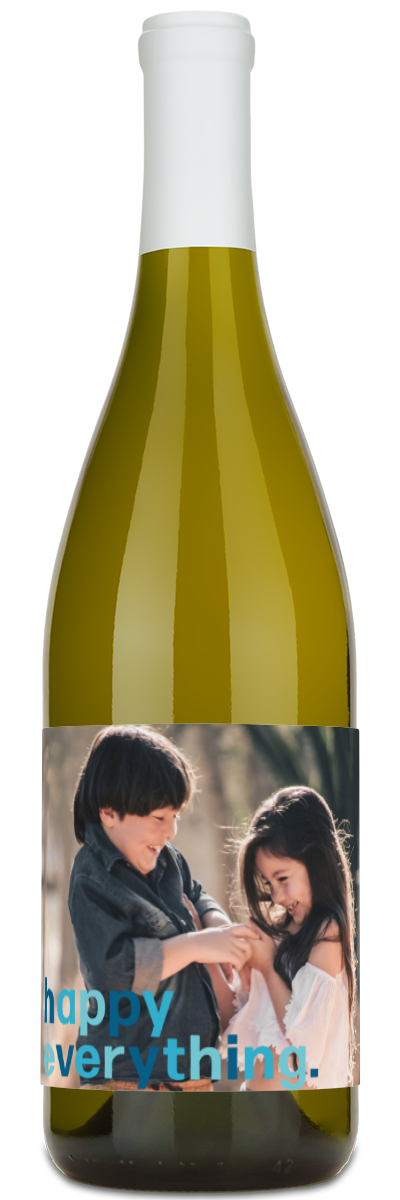 Happy Everything Label - Custom Holiday Wine