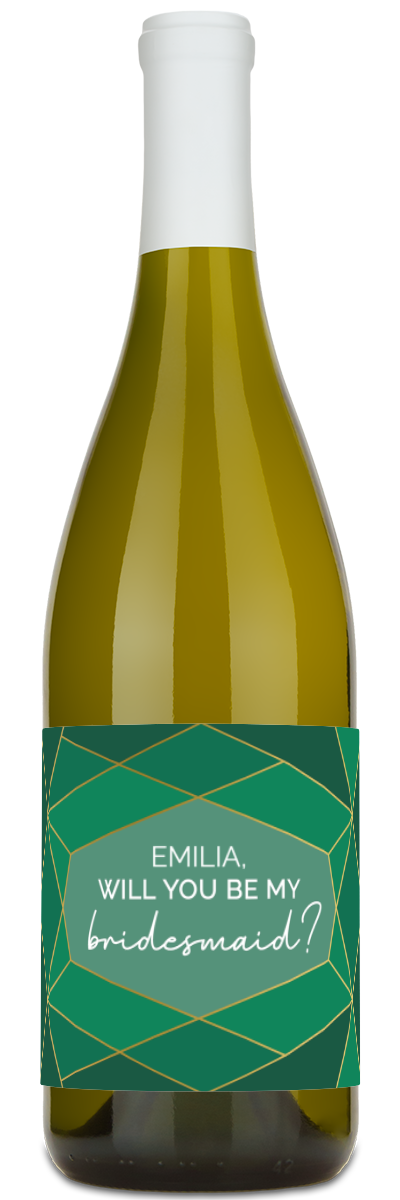 Will You Be My Bridesmaid? - Personalized Wine