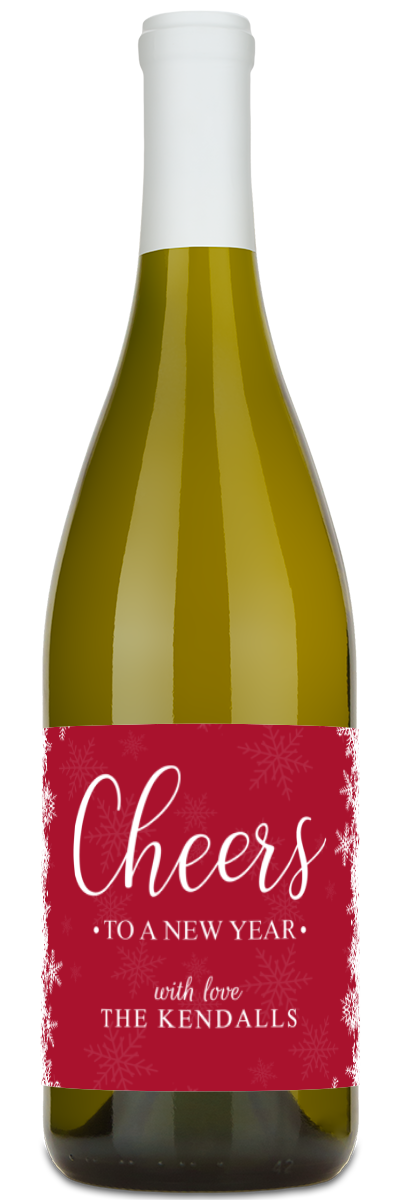 Cheers to a New Year - Personalized Wine