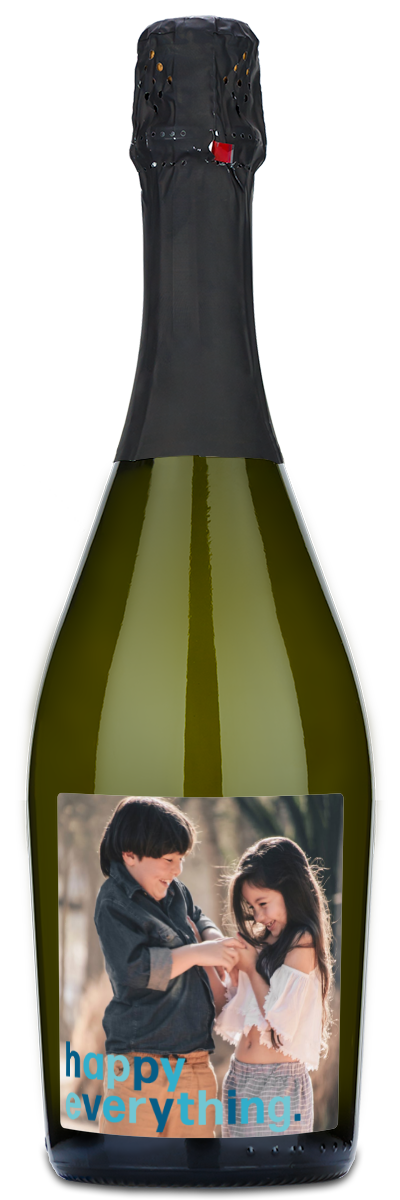 Happy Everything Label - Custom Holiday Wine