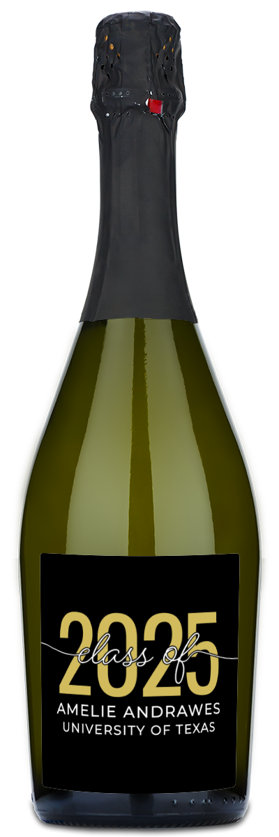 Class of 2025 - Personalized Graduation Wine
