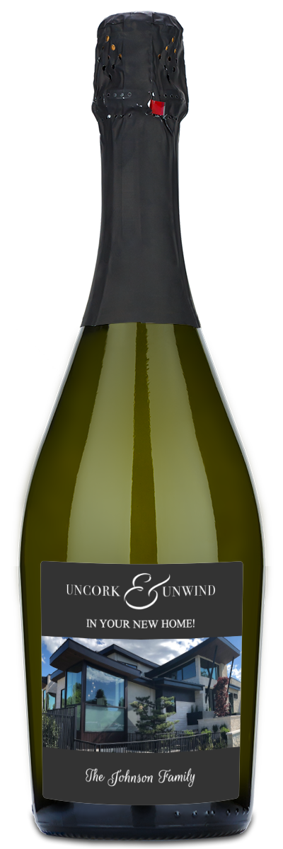 Uncork & Unwind - Personalized Housewarming Wine