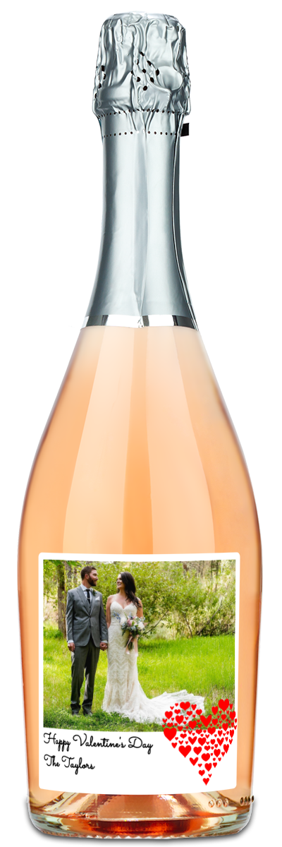 Valentine's Day Photo - Personalized Wine