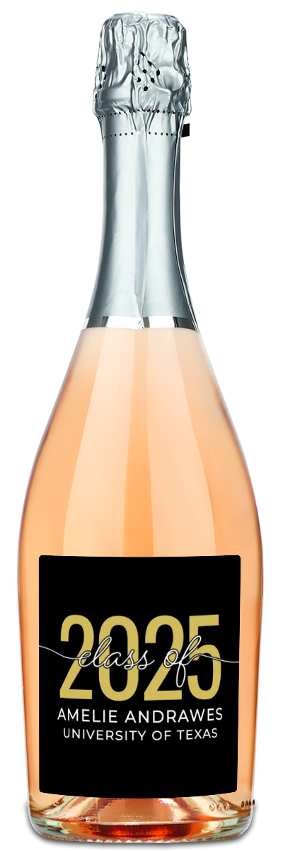 Class of 2025 - Personalized Graduation Wine