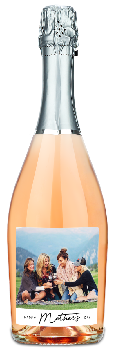 Happy Mother's Day Photo - Personalized Wine