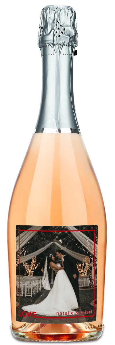 Love Frame Photo - Personalized Wine