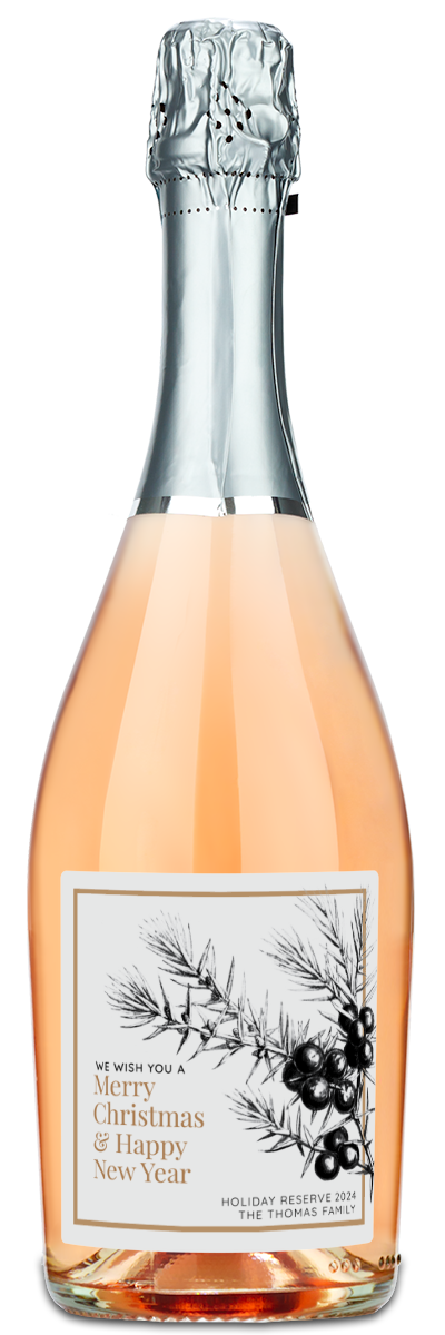 Juniper Branch Holiday Reserve - Personalized Wine