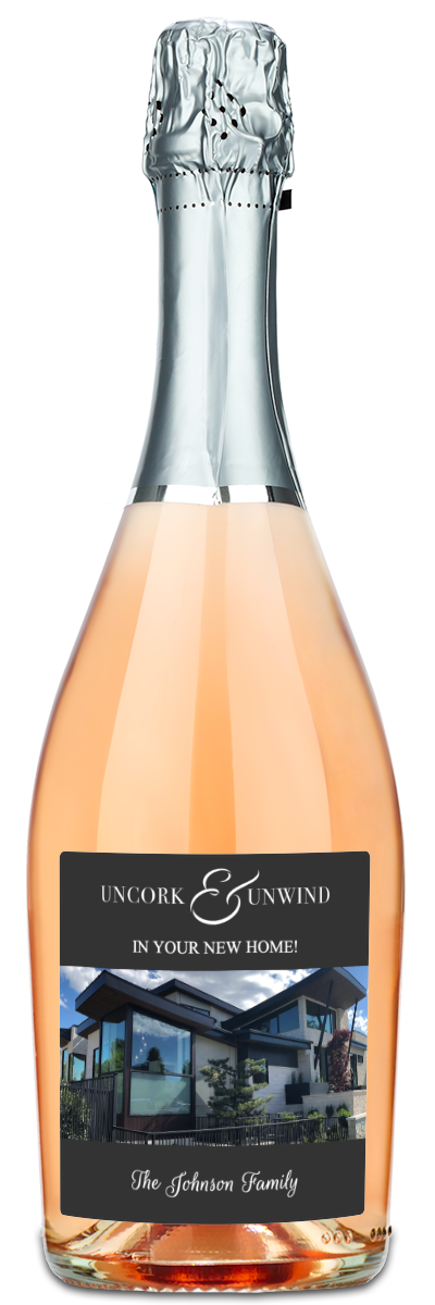 Uncork & Unwind - Personalized Housewarming Wine