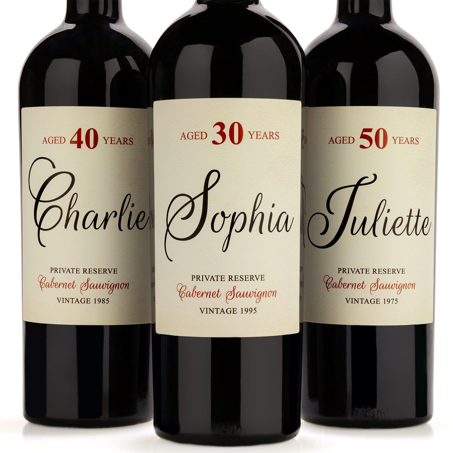 Branded Name Label - Custom Birthday Wine