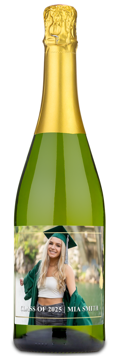 Gold Tassel Graduation Photo Frame - Personalized Wine