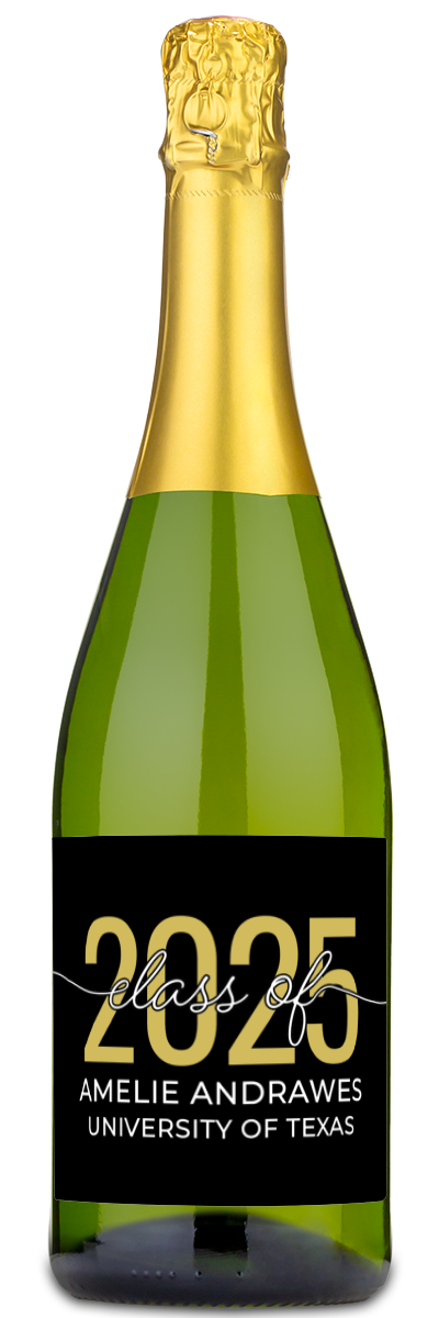 Class of 2025 - Personalized Graduation Wine