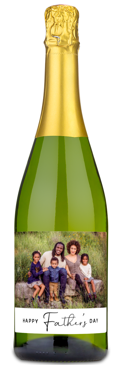 Happy Father's Day Photo - Personalized Wine