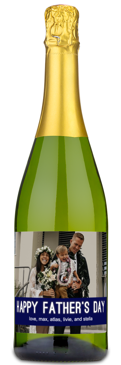 Happy Father's Day Banner - Personalized Wine