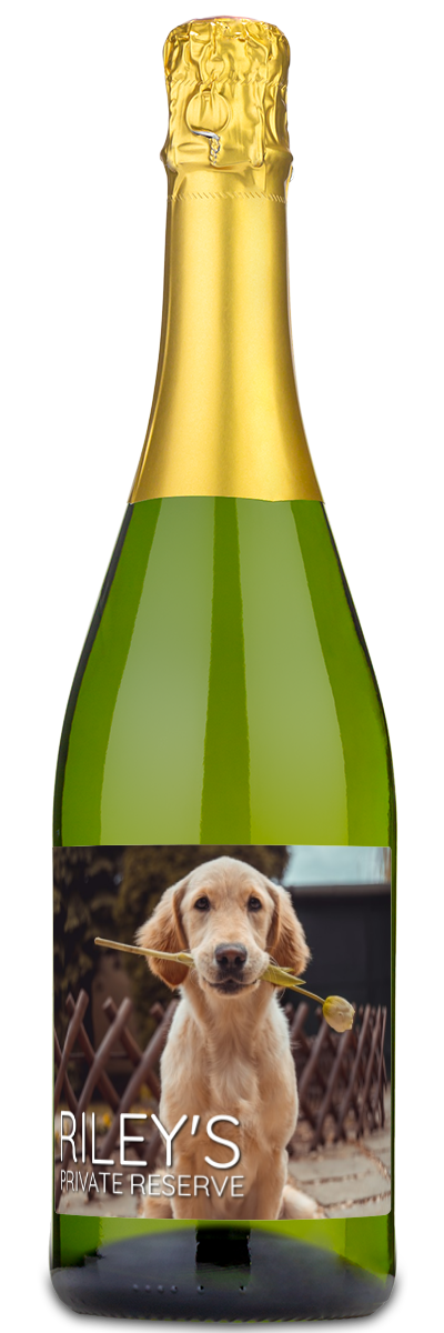 Pet Private Reserve Label - Personalized Wine