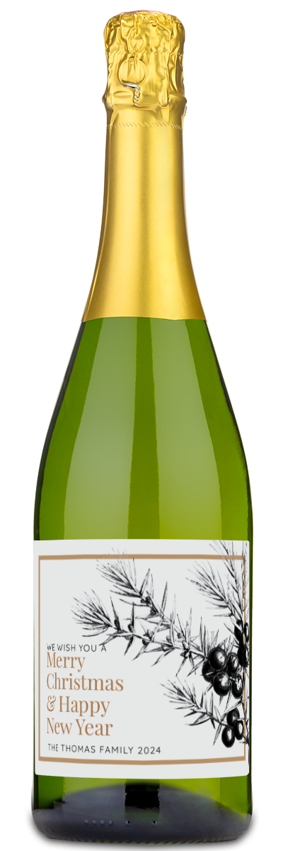 Juniper Branch Holiday Reserve - Personalized Wine