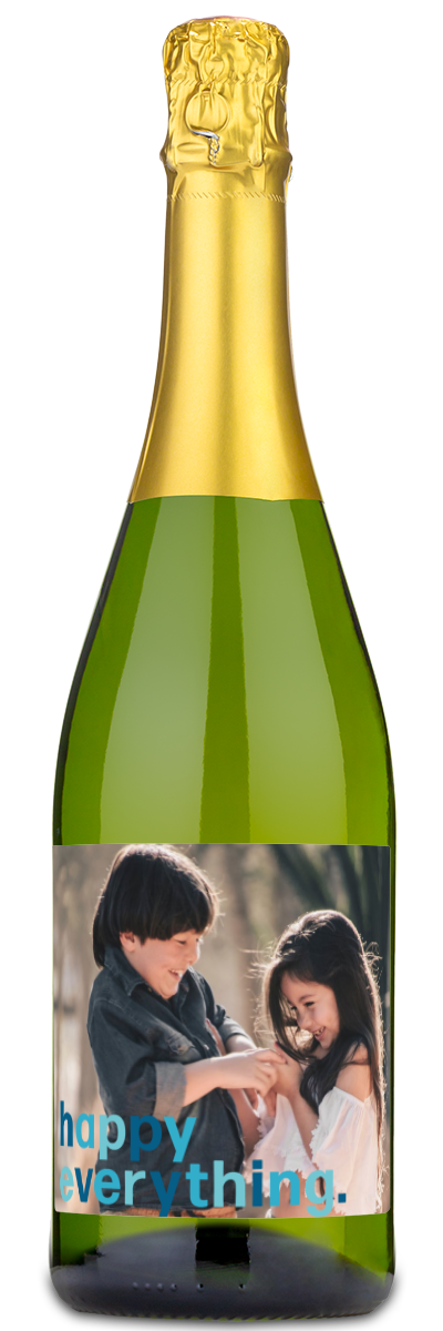 Happy Everything Label - Custom Holiday Wine