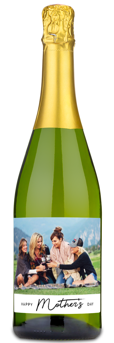 Happy Mother's Day Photo - Personalized Wine