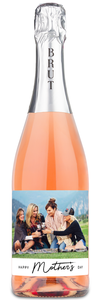 Happy Mother's Day Photo - Personalized Wine