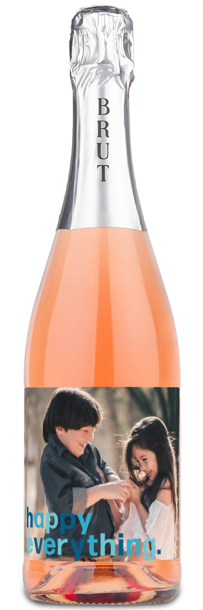 Happy Everything Label - Custom Holiday Wine