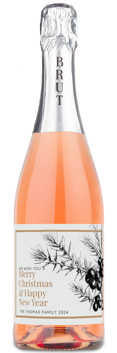 Juniper Branch Holiday Reserve - Personalized Wine