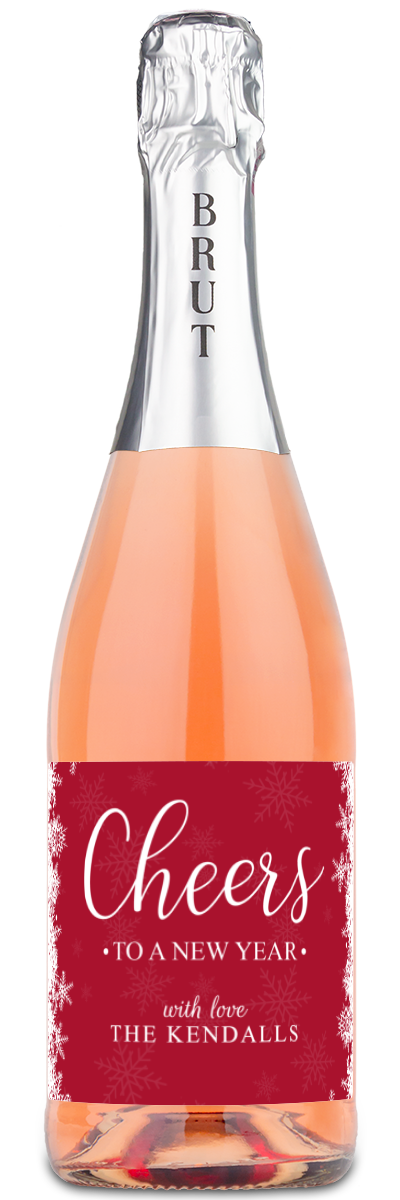 Cheers to a New Year - Personalized Wine
