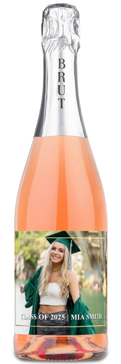 Gold Tassel Graduation Photo Frame - Personalized Wine