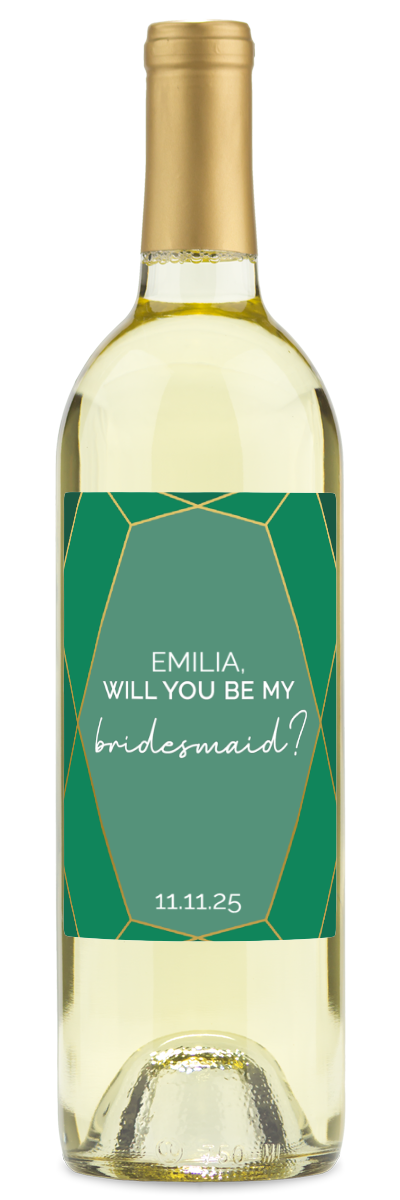 Will You Be My Bridesmaid? - Personalized Wine