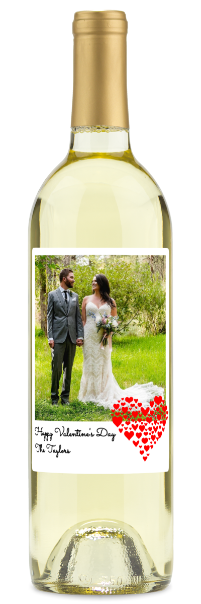 Valentine's Day Photo - Personalized Wine