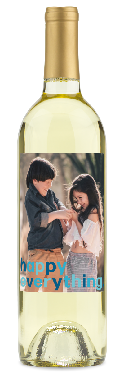 Happy Everything Label - Custom Holiday Wine