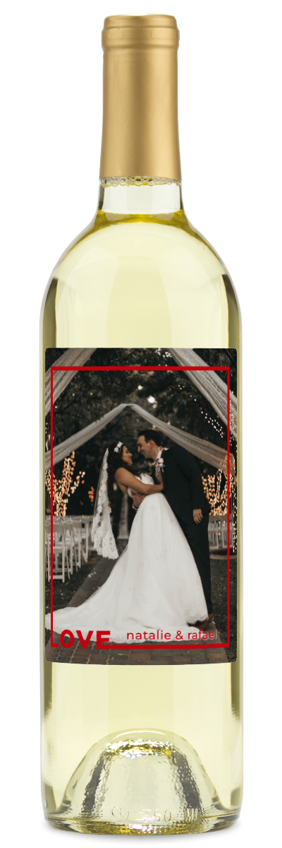 Love Frame Photo - Personalized Wine