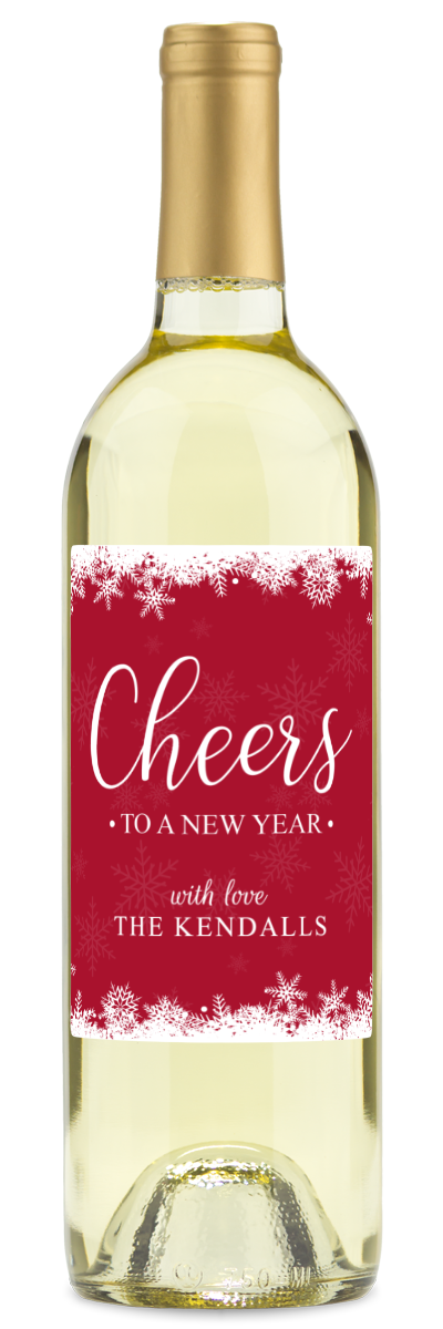Cheers to a New Year - Personalized Wine