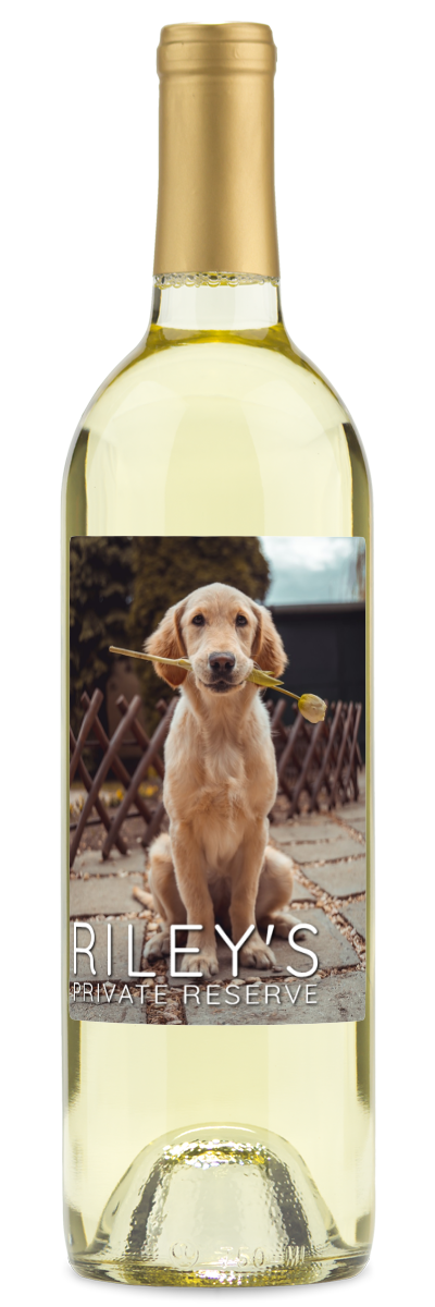 Pet Private Reserve Label - Personalized Wine