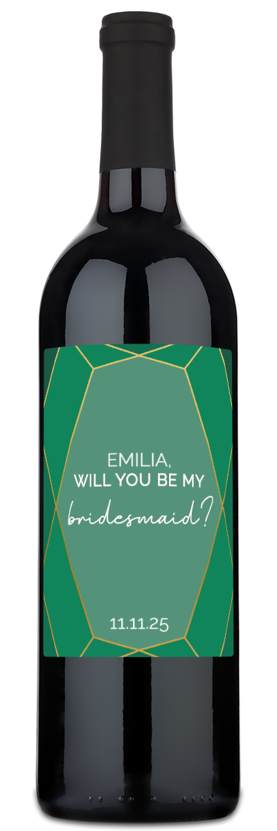 Will You Be My Bridesmaid? - Personalized Wine