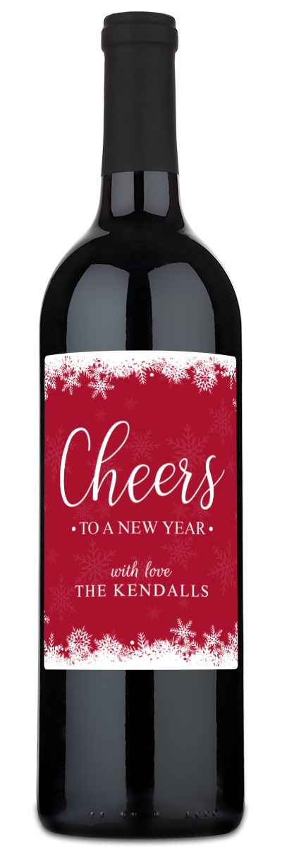 Cheers to a New Year - Personalized Wine