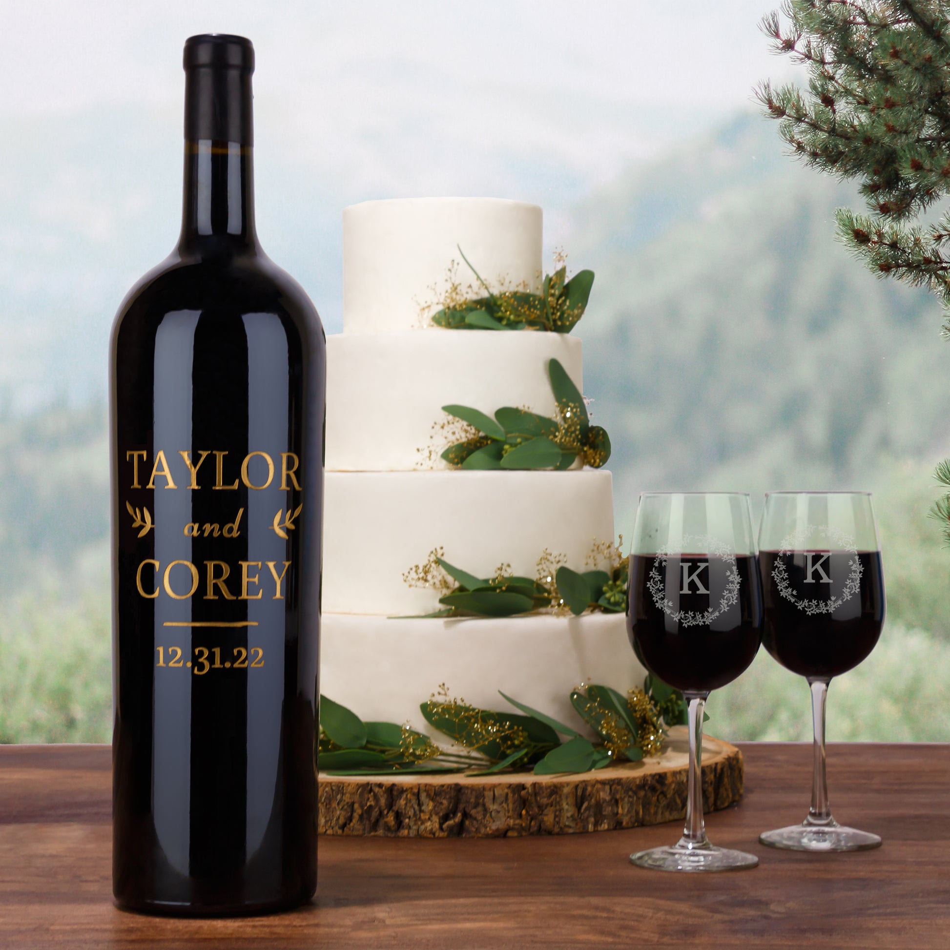 Custom Engraved Wine Glass