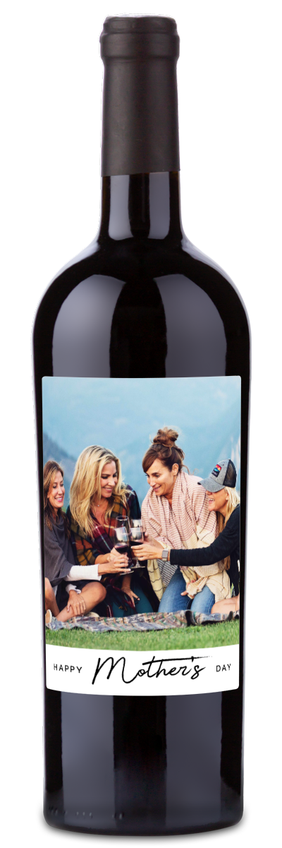 Happy Mother's Day Photo - Personalized Wine