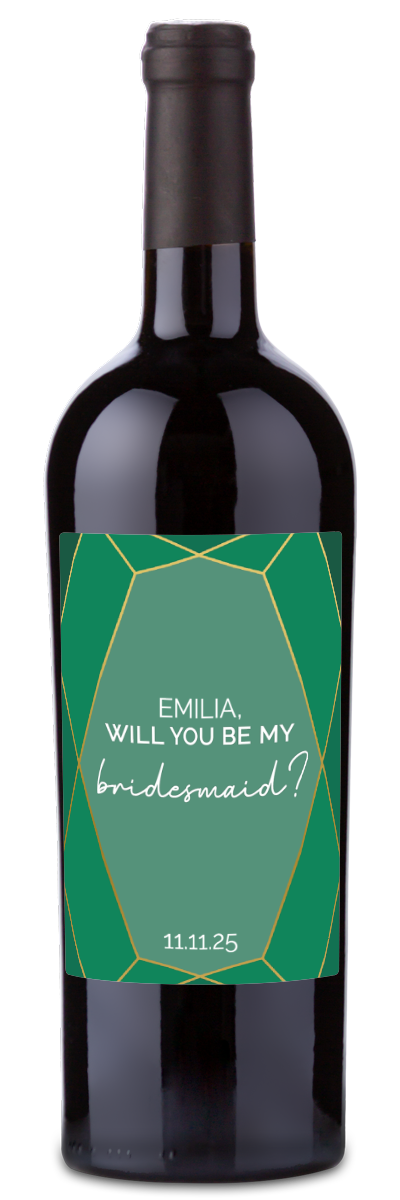 Will You Be My Bridesmaid? - Personalized Wine